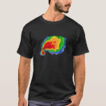 Hook Echo T-Shirt<br><div class="desc">Tornado signature by doppler radar... ... cool and not cool at the same time!</div>