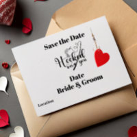 Hook on you for fishing Wedding save the date