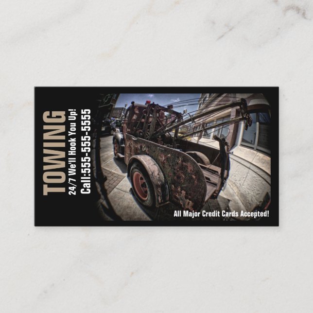 Hook You Up! Business Card (Front)