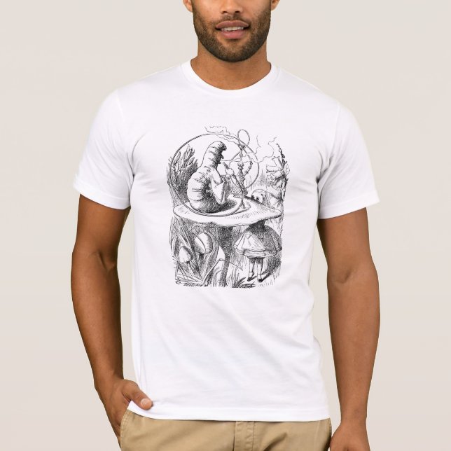 hookah smoking caterpillar T-Shirt (Front)