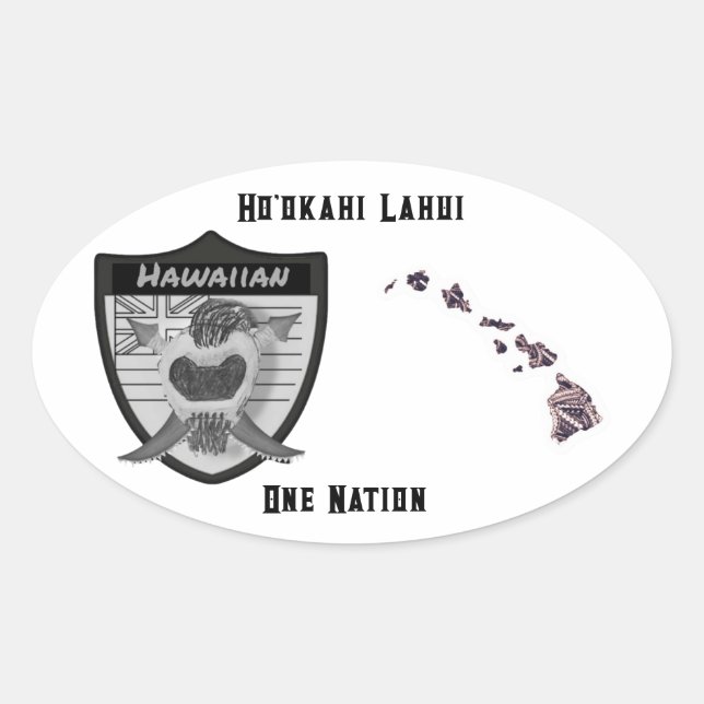 Ho'okahi Lahui sticker (Front)