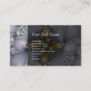 Hooked And Netted - Fractal Business Card