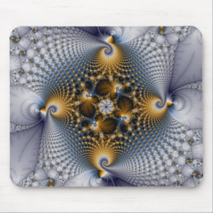 Hooked And Netted - Fractal Mouse Mat