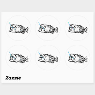 HOOKED CLASSIC ROUND STICKER