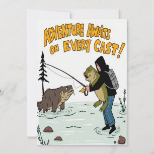 Hooked on Adventure Invitation