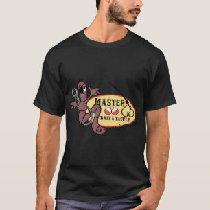 Hooked On Bass Funny Bass Fishing Angler Largemout T-Shirt