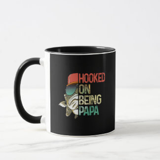 Hooked On Being Papa Mug
