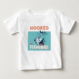 Hooked on Fishing Baby T-Shirt