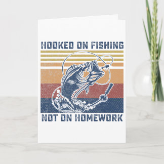 Hooked On Fishing Fishing Gifts For Boys B Fish Fu Card