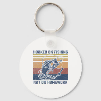 Hooked On Fishing Fishing Gifts For Boys B Fish Fu Key Ring