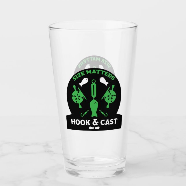 Hooked On Fishing Glass (Front)