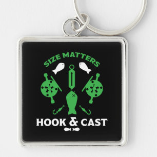 Hooked On Fishing Key Ring