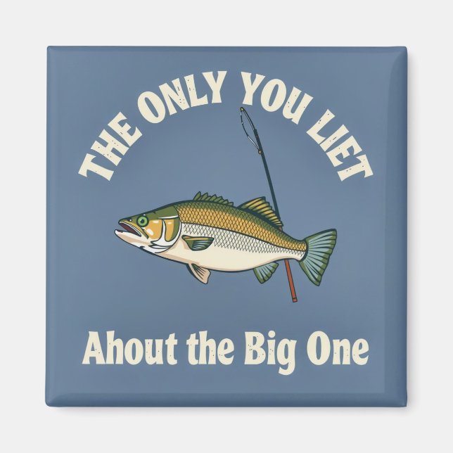 Hooked on Fishing Magnet (Front)