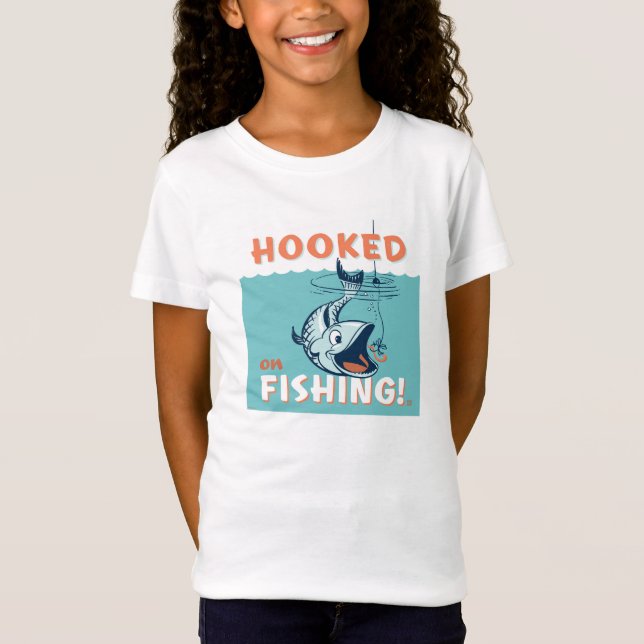 Hooked on Fishing T-Shirt (Front)