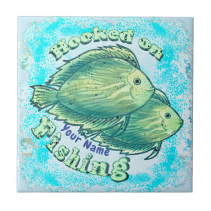 Hooked On Fishing Tile