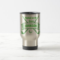 Hooked On Golf Travel Mug - Personalised Gift