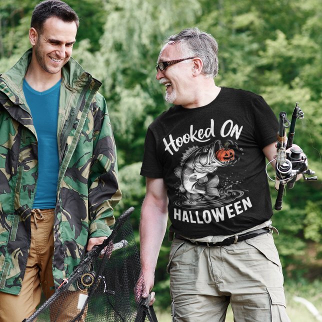Hooked on halloween fishing T-Shirt (Creator Uploaded)