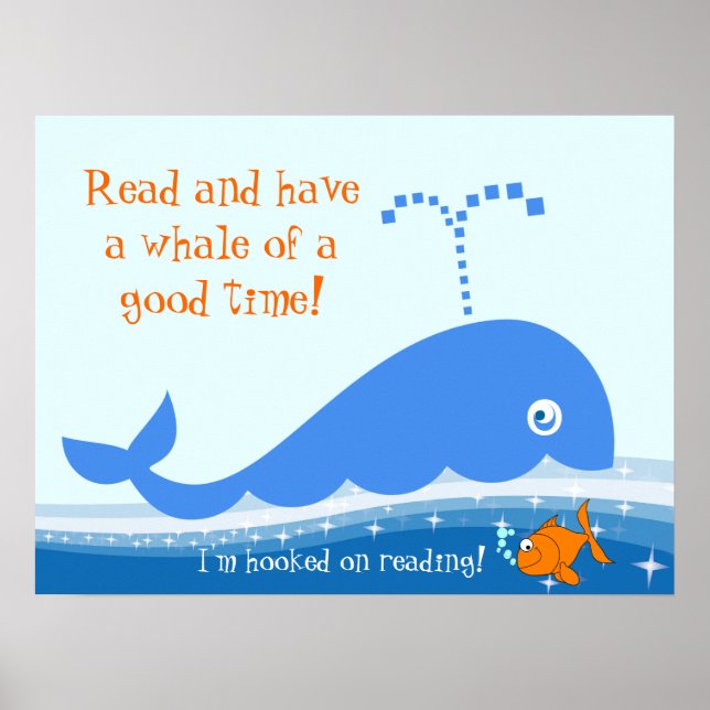 Hooked on Reading Literacy Poster (Front)