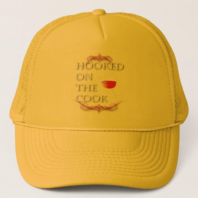 Hooked On The Cook Trucker Hat (Front)