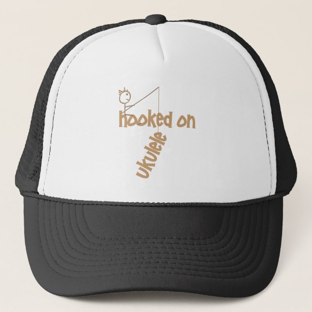 Hooked On Ukulele Trucker Hat (Front)