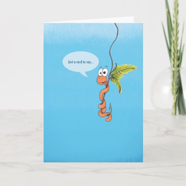 Hooked on You Holiday Card (Front)
