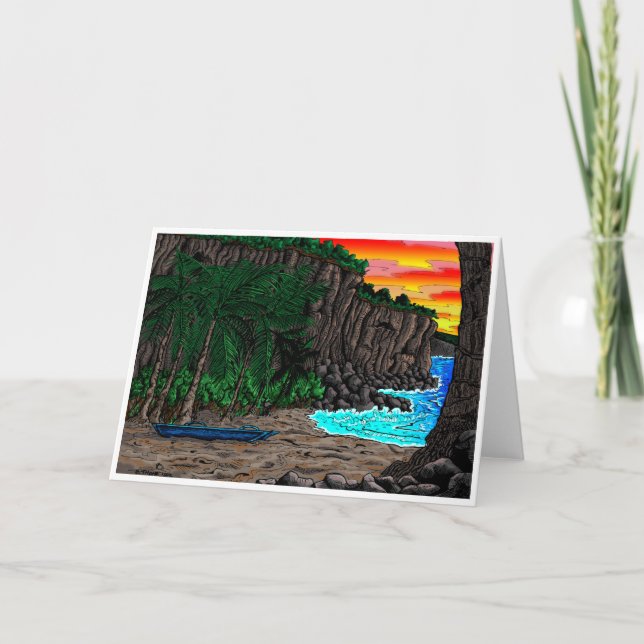 Ho'okena Greeting Card (Front)