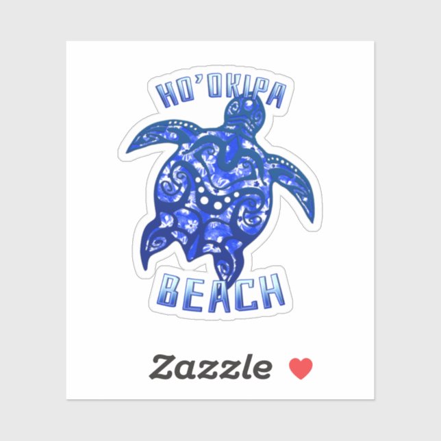 Ho'okipa Beach Hawaii Vacation Tribal Turtle (Sheet)