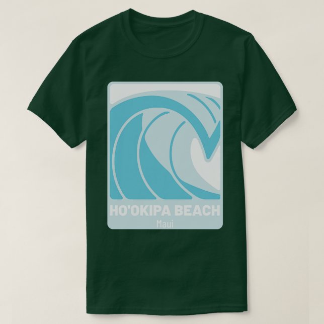 Hookipa Beach Maui Hawaii Atlantic Ocean HI Crashi T-Shirt (Design Front)