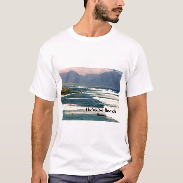 Ho'okipa Beach, Maui, Hawaii Tee Shirt (Front)