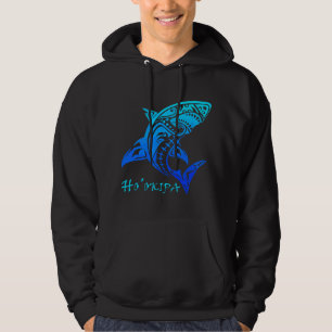Ho'okipa, Maui Vintage Shark Retro Throwback Vacat Hoodie