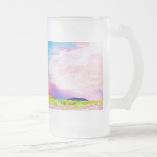 Ho'okipa,, The Sea Frosted Glass Beer Mug (Right)