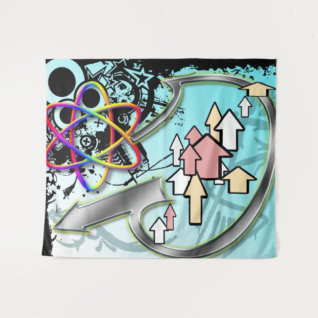 Hooks #1 Tapestry (Front (Horizontal))