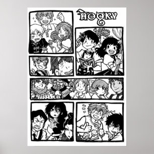 Hooky Comic Page Poster