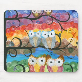 Hoolandia (c) 2013 – Owl Expressions Series Mouse Mat