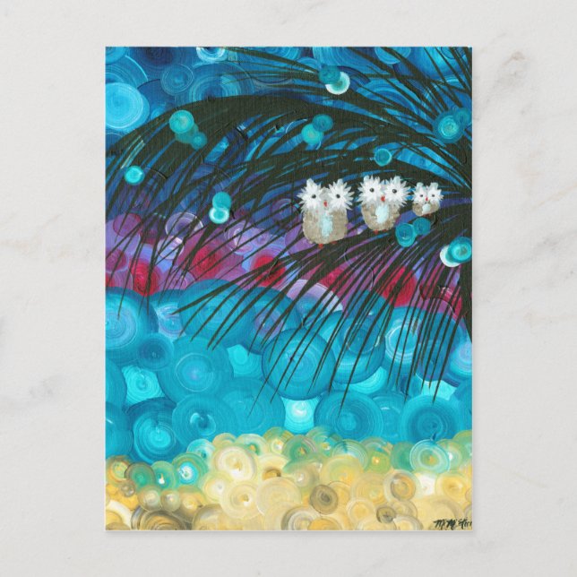 Hoolandia (c) 2013 – Owl Expressions Series Postcard (Front)