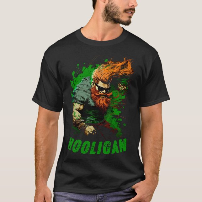Hooligan Irish Leprechaun T-Shirt (Front)