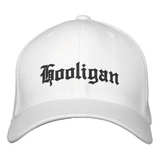 Hooligan keps embroidered hat