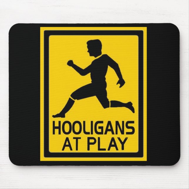 Hooligans At Play Mouse Mat (Front)