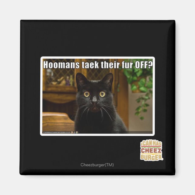 Hoomans Taek There fur OFF? Magnet (Front)