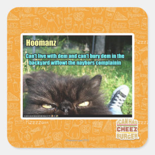 Hoomanz Square Sticker