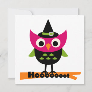 Hooooot Owl Halloween T-shirts and Gifts Card