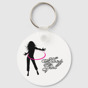 Hoop Girl-Hula Hoop Key Ring