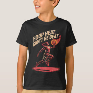 Hoop Heat Court Conqueror For Women Sketll Fans  T-Shirt