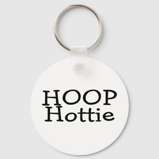 Hoop Hottie Key Ring (Front)