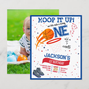 Hoop It Up Basketball Budget Photo 1st Birthday