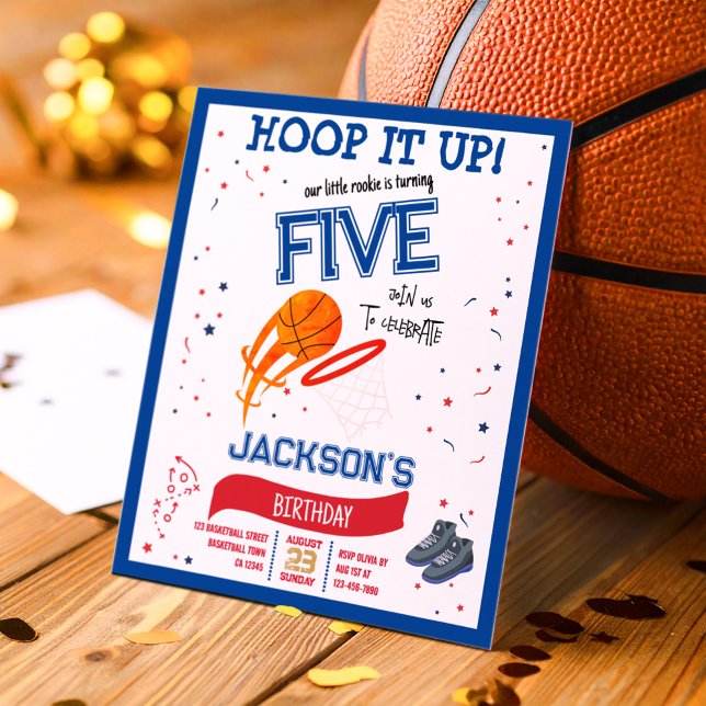 Hoop It Up Rookie Basketball Budget Birthday (Creator Uploaded)