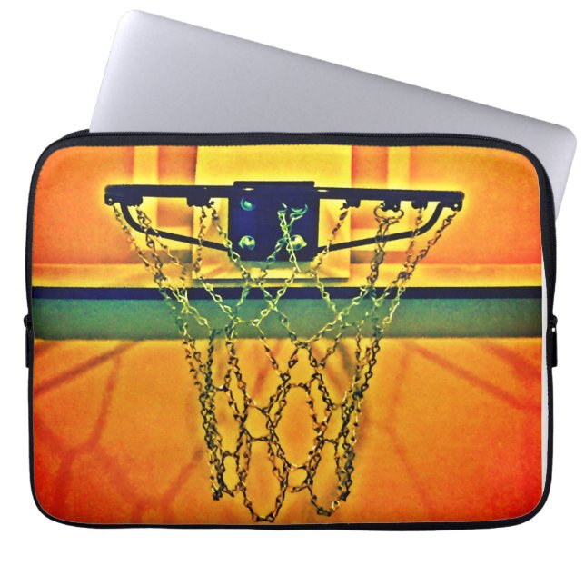 Hoop Laptop Bag by Tamara Diaz Art  (Front)