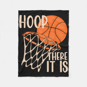 Hoop There It Is Sketll 1 Fleece Blanket