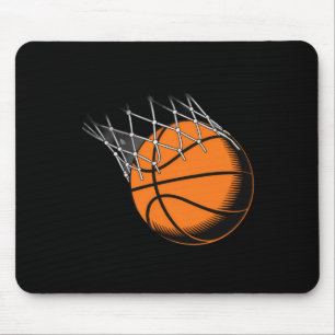 Hoop There It Is Spotlight Slam Dunk Sketll Mouse Mat