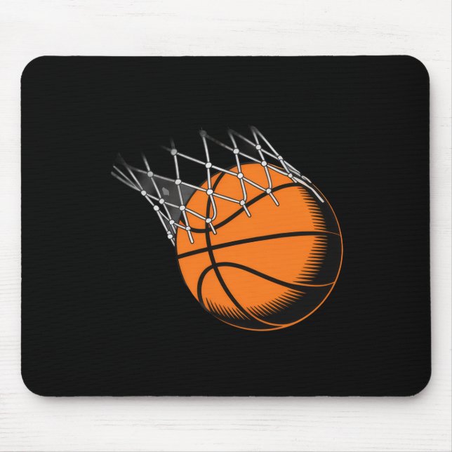 Hoop There It Is Spotlight Slam Dunk Sketll  Mouse Mat (Front)
